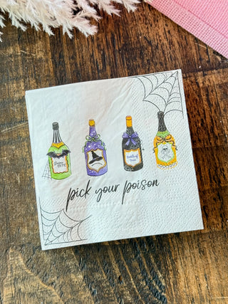 Pick Your Poison Cocktail Napkins