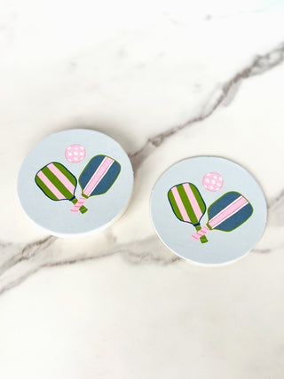 Pickleball Cup and Coaster Set