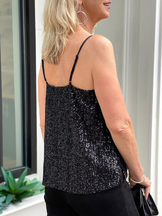Pop the Champagne Sequin Cami
