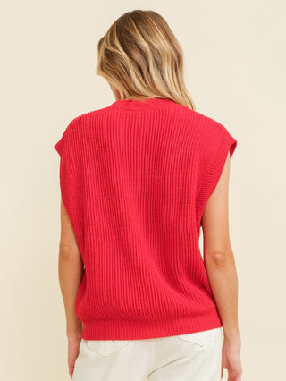 Pride & Ribbed Sleeveless Sweater - Rebels