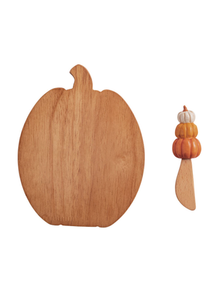 Pumpkin Board w/Spoon Set