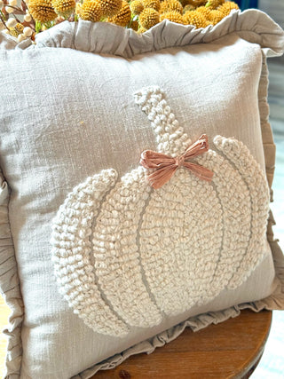 Pumpkin Pillow - Beige