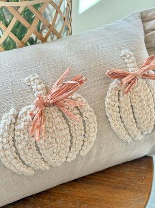 Pumpkin Pillow - Beige