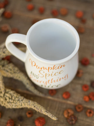 Pumpkin Spice Coffee Mug - White