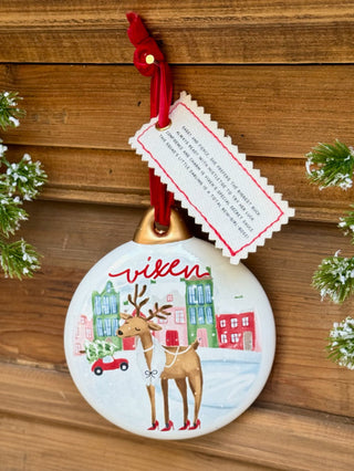 Reindeer Personality Ornament - Vixen