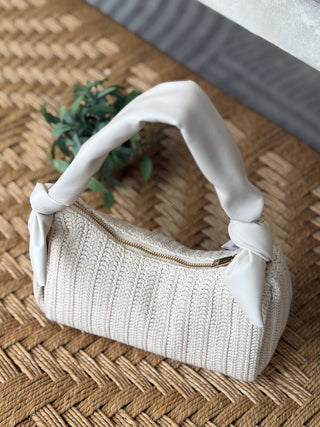 Riley Top Handle Bag - Ivory