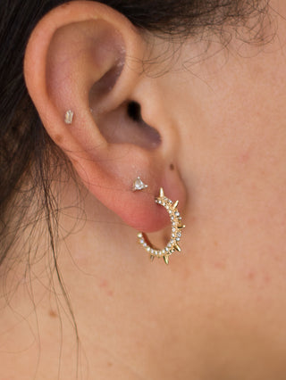 Small Starburst Post Earrings