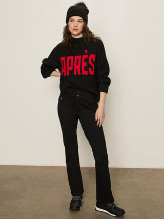 Sanctuary Apres Intarsia Sweater - Black/Red