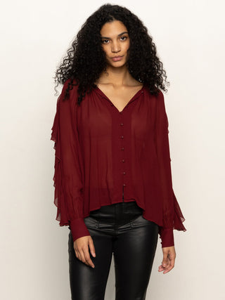 Sanctuary Harmony Blouse - Crimson