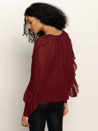 Sanctuary Harmony Blouse - Crimson