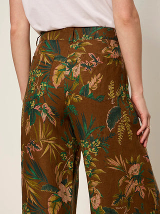 Sanctuary Linen Marine Wide Leg Pant - Vintage Ivy