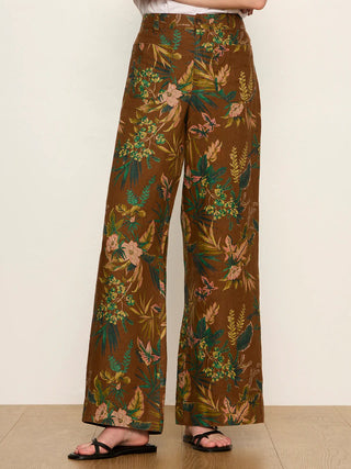 Sanctuary Linen Marine Wide Leg Pant - Vintage Ivy