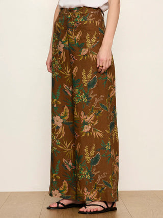Sanctuary Linen Marine Wide Leg Pant - Vintage Ivy