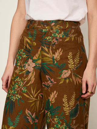 Sanctuary Linen Marine Wide Leg Pant - Vintage Ivy