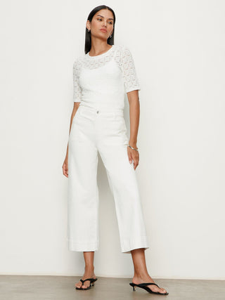 Sanctuary Marine Denim Pant - Bleached White