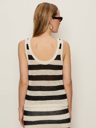 Sanctuary Mesh Stitch Shell Tank Top