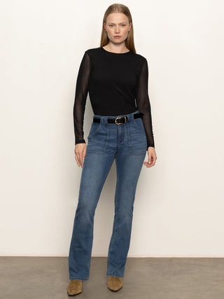 Sanctuary Perfect Mesh Tee - Black