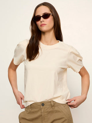 Sanctuary Pleated Tee - Collagen