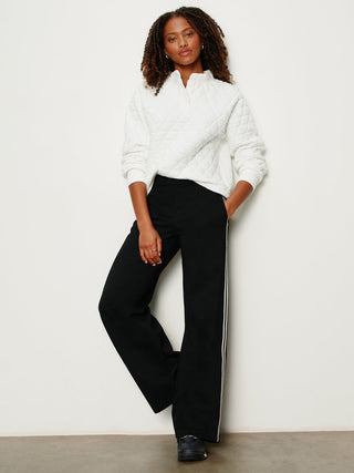 Sanctuary Quilted Button Popover - Chalk