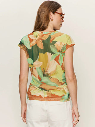 Sanctuary Ruched Muscle Tank - Green House