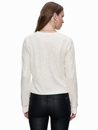 Sanctuary Sparkle Together Sweater - Chalk