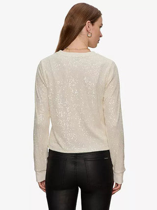 Sanctuary Sparkle Together Sweater - Chalk