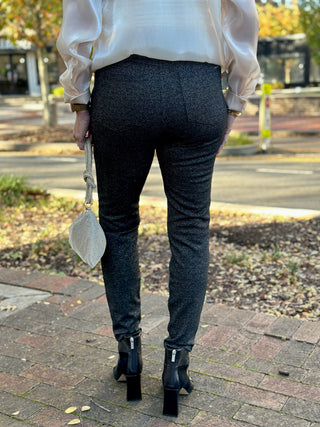 Sanctuary Sparkly Knit Runway Legging - Sparkly Night