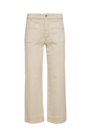 Sanctuary The Marine Cropped Denim Pant - French Vanilla