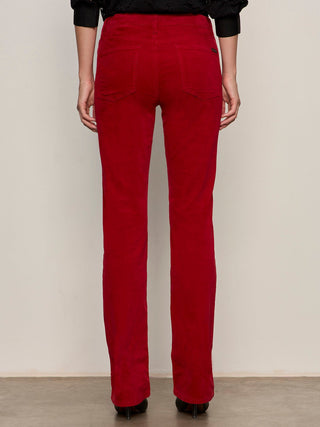 Sanctuary Velveteen Brook Pants - Cherry Lacquer