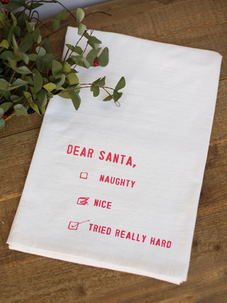 a pack of white and red christmas the towel perfect for holiday home decor and funny stocking stuffer gifts