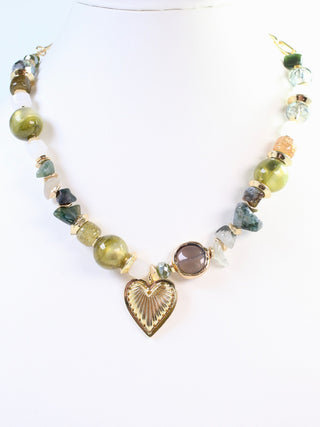 Sarasota Stone Charm Necklace