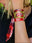 Red Black Floral