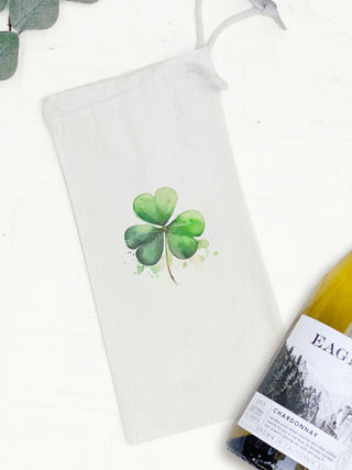 Shamrock Wine Bag - Cream