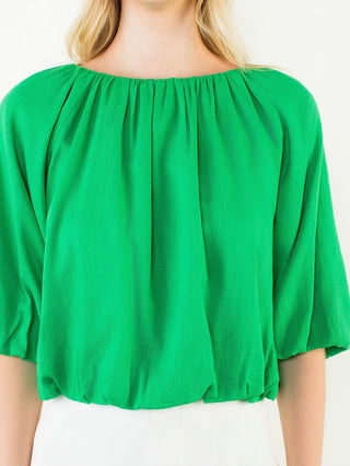 Graceform Puff Top - Green