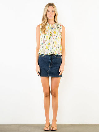 Buttercup Bloom Bubble Top - Yellow Multi