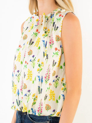 Buttercup Bloom Bubble Top - Yellow Multi