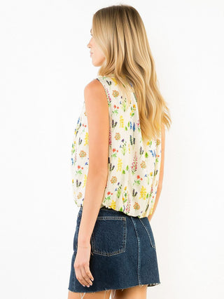Buttercup Bloom Bubble Top - Yellow Multi