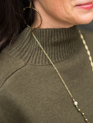 Soothing Sight Sweater - Olive Green