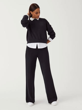 Spanx AirEssentials Wide Leg Pant - Very Black