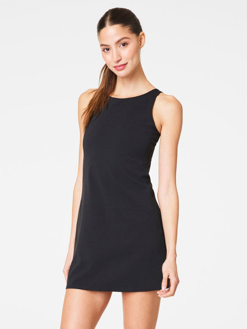Spanx Get Moving High Neck Dress (Final Sale) S / Very Black Spanx Get Moving High Neck Dress (Final Sale) S / Very Black