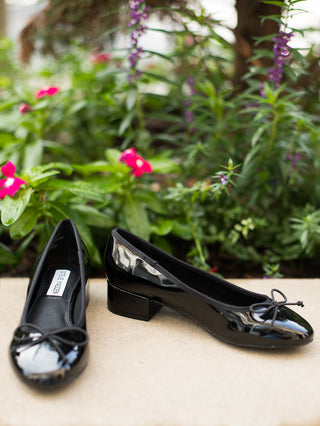 Steve Madden Cherish Ballet Pump - Black Patent