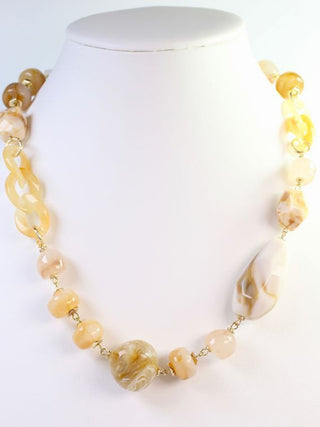 Stone Mountain Beaded Necklace - Natural
