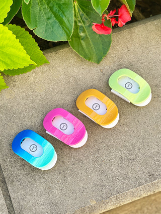 Teleties Flat Round Hair Clip - Brights