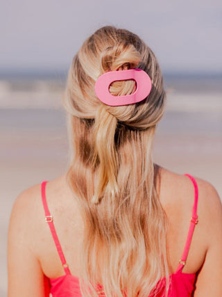 Teleties Flat Round Hair Clip - Brights