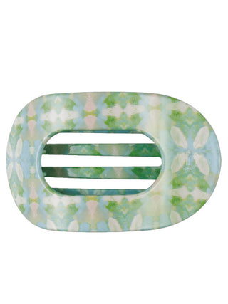 Teleties Flat Round Hair Clip - Spring