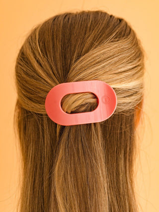 Teleties Flat Round Hair Clip - Spring