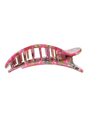 Teleties Flat Round Hair Clip - Spring