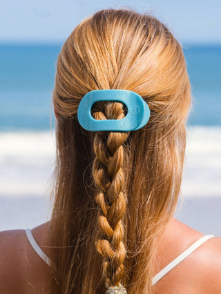 Teleties Flat Round Hair Clip - Shimmer