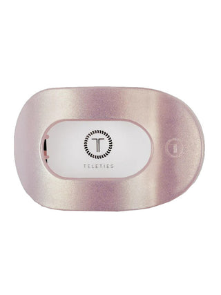 Teleties Flat Round Hair Clip - Shimmer