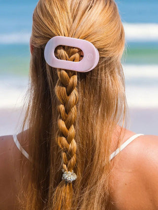 Teleties Flat Round Hair Clip - Shimmer